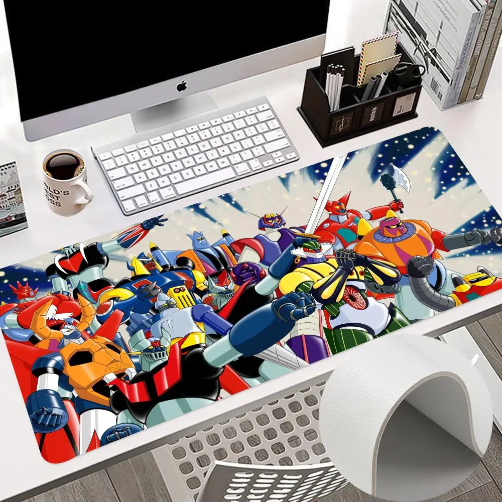 

UFO R-Robot G-Grendizer Mouse Pad Mice Pad Leather Mouse Mat PC Game Accessories Double Sided PU Desk Mats Carpet Anti-slip Wate