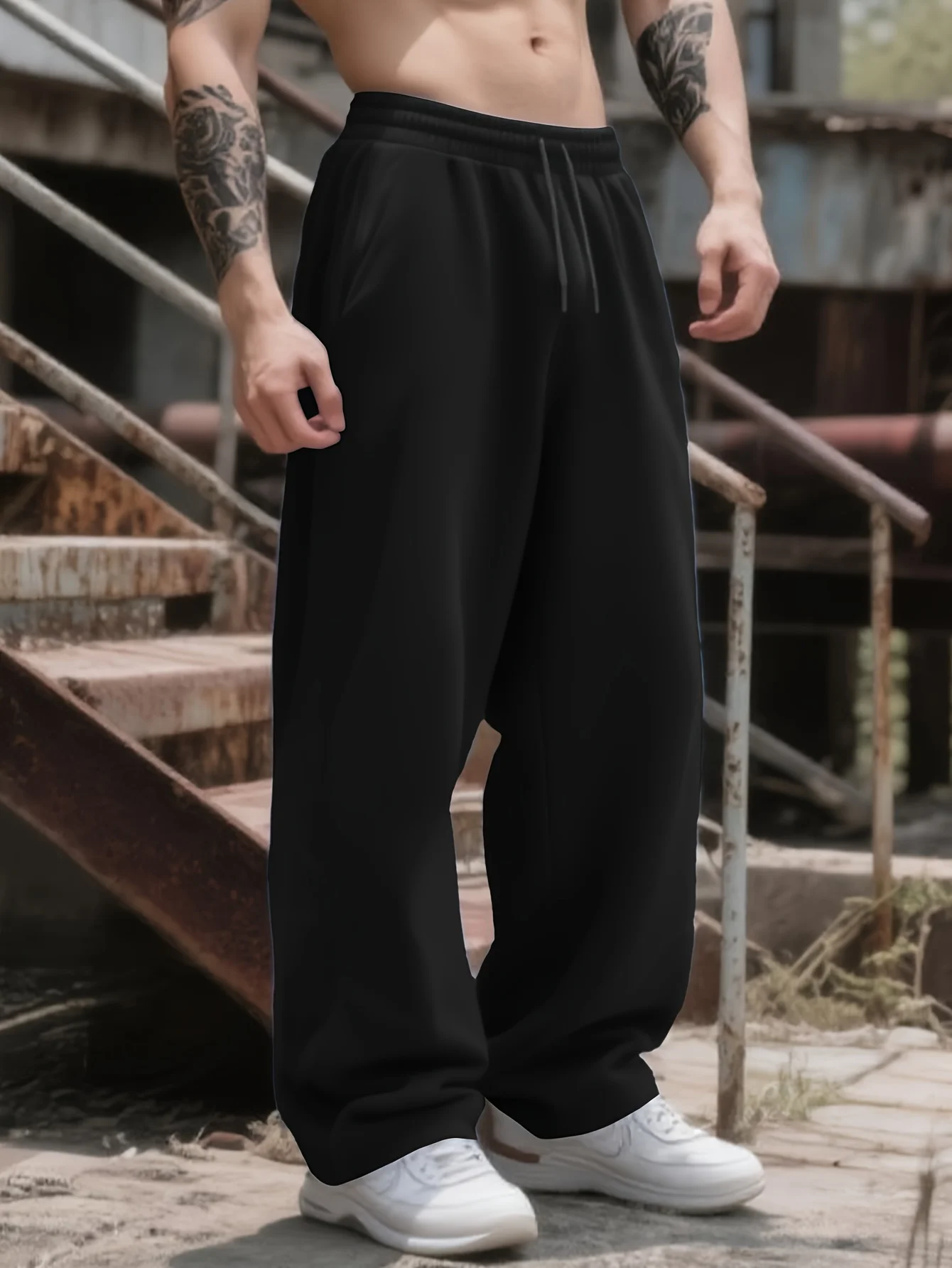 

Осенние и зимние американские мужские спортивные брюки для фитнеса, бега, баскетбола, футбола, тренировок, свободные прямые повседневные брюки