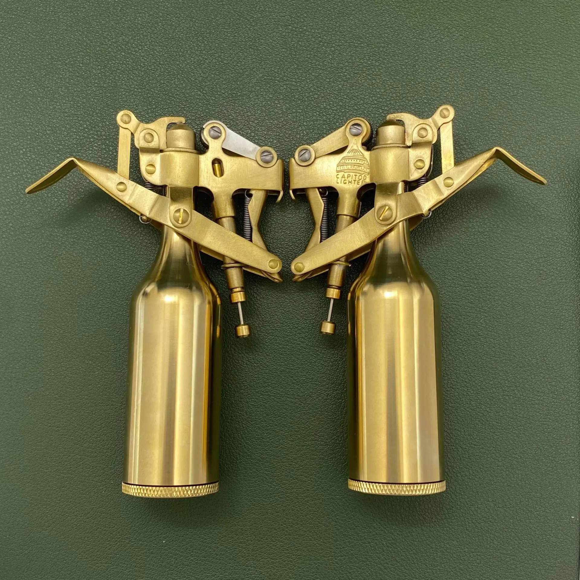 

Автоматическая машина Parliament Building, настольная латунная зажигалка, удлиненная ретро персонализированная сигарета, аксессуары, подарочная коллекция