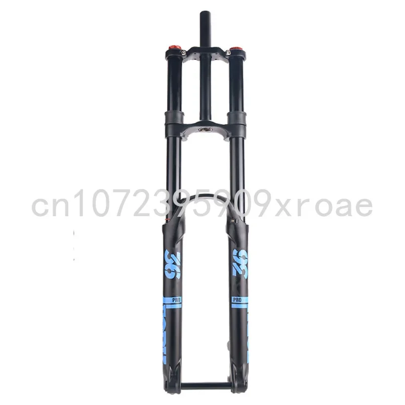 Mountainous bicycle front fork 110mm * 20mm pneumatic shock absorber