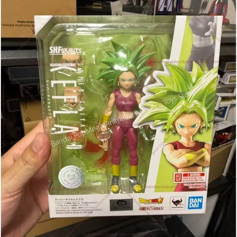 

24 hour shippin Bandai SHF Dragon Ball Series Super Saiyan Kevra 1/12 action figure Gift Toys Toys Figures