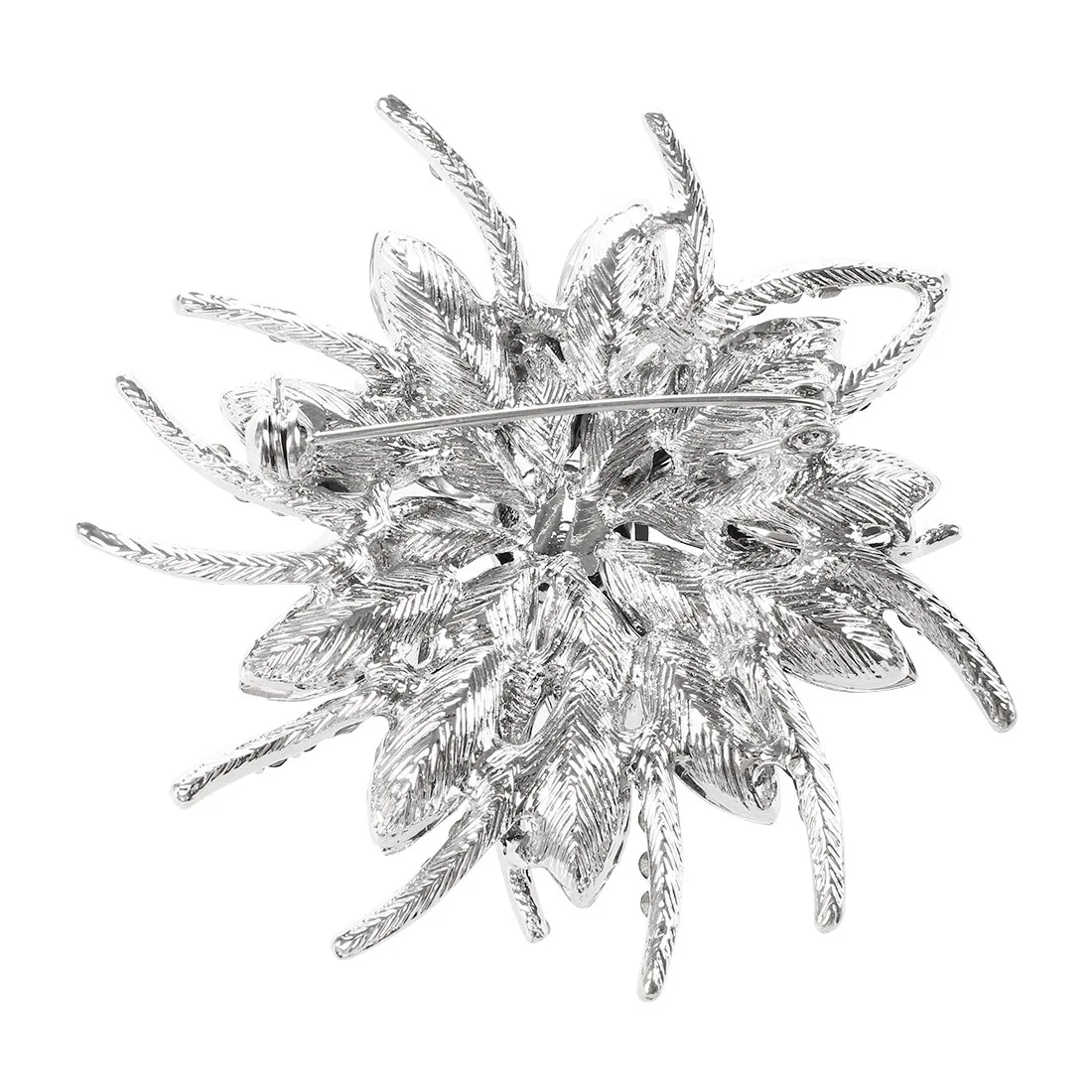 ABQR broche en cristal pour femmes broches de fleurs de qualité supérieure bijoux mode fête de mariage-noir