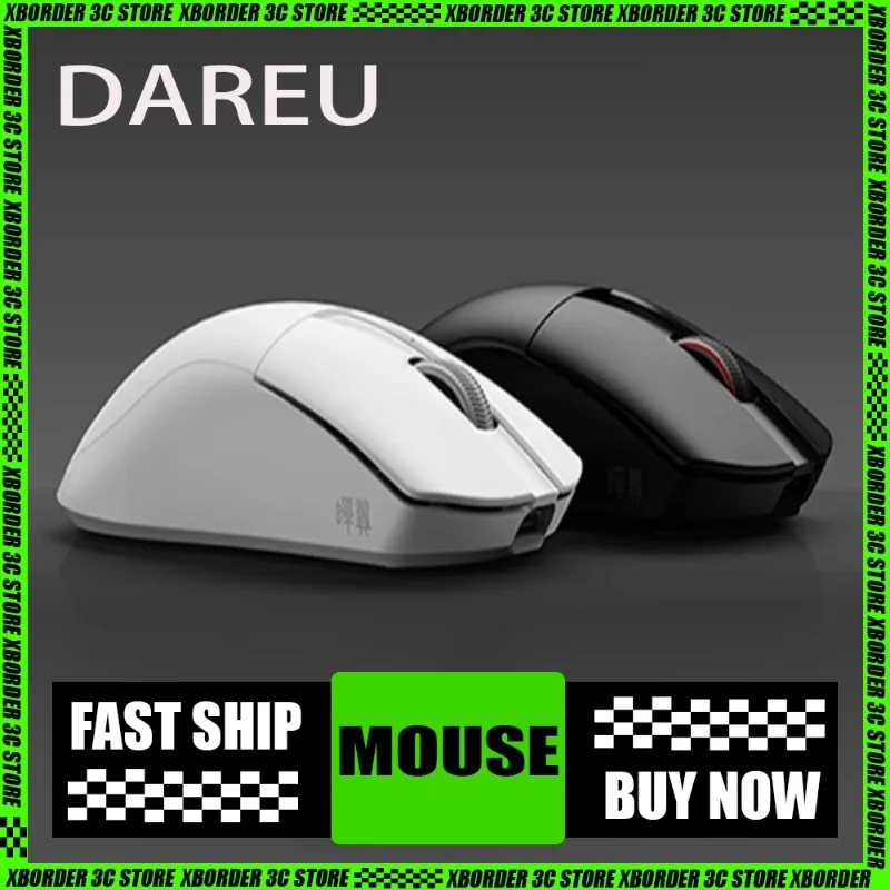 

Беспроводная мышь DAREU A950 AIR Cicada Wing Edition, двухрежимная беспроводная мышь, легкая эргономичная высокопроизводительная офисная мышь