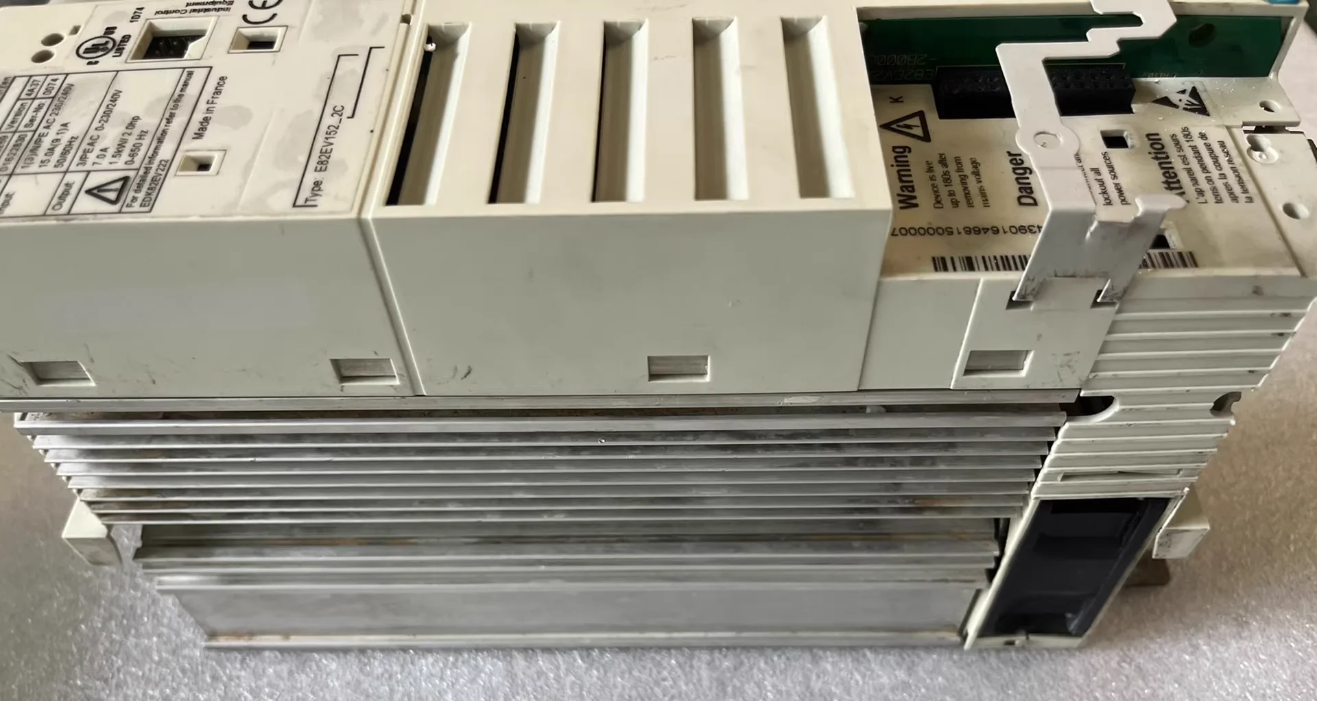 8200 vector E82EV152_2C Used 1.5KW Converter，Fast shipping