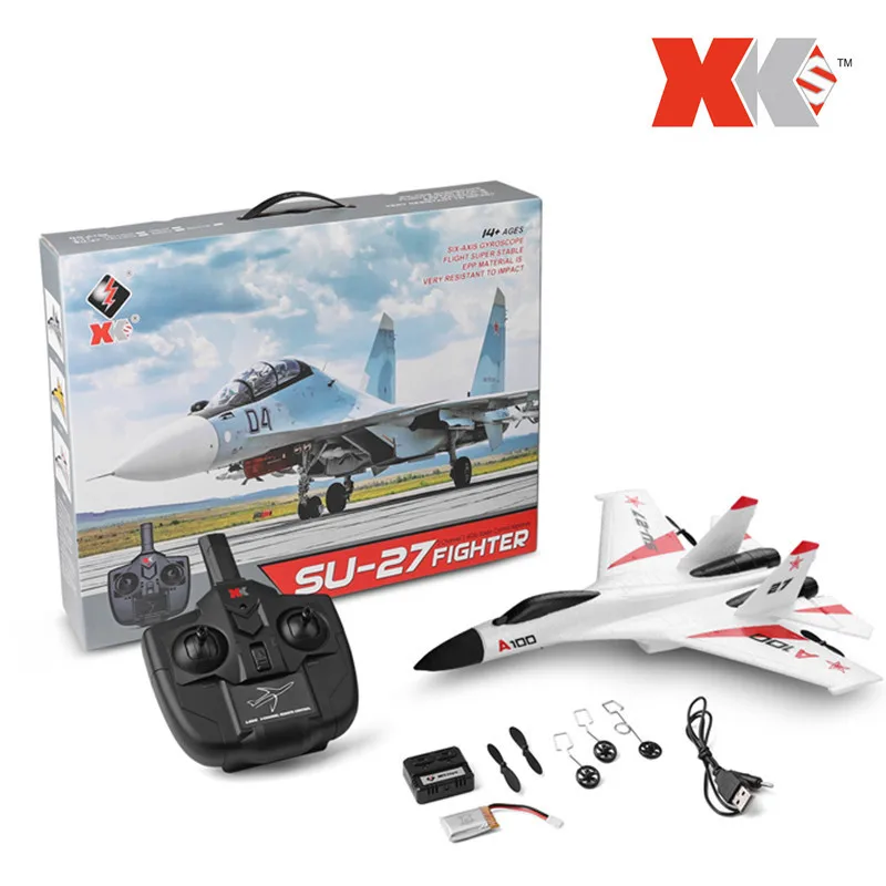 Su-27 J-11 Three Channel Fixed Wing Remote-Controlled Glider Model