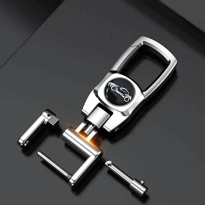 Car Key Rings Stainless Steel Keychain Keyring for Audi BMW Mercedes Benz Honda Lexus Toyota Mazda Nissan Skoda VW Volkswagen