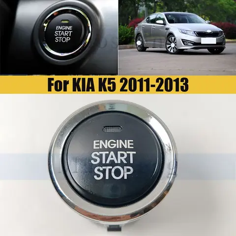 KIA K5 2011-2013 용 자동차 엔진 시동 정지 푸시 스위치 버튼 엔진 시동 스위치 엔진 스타터 버튼