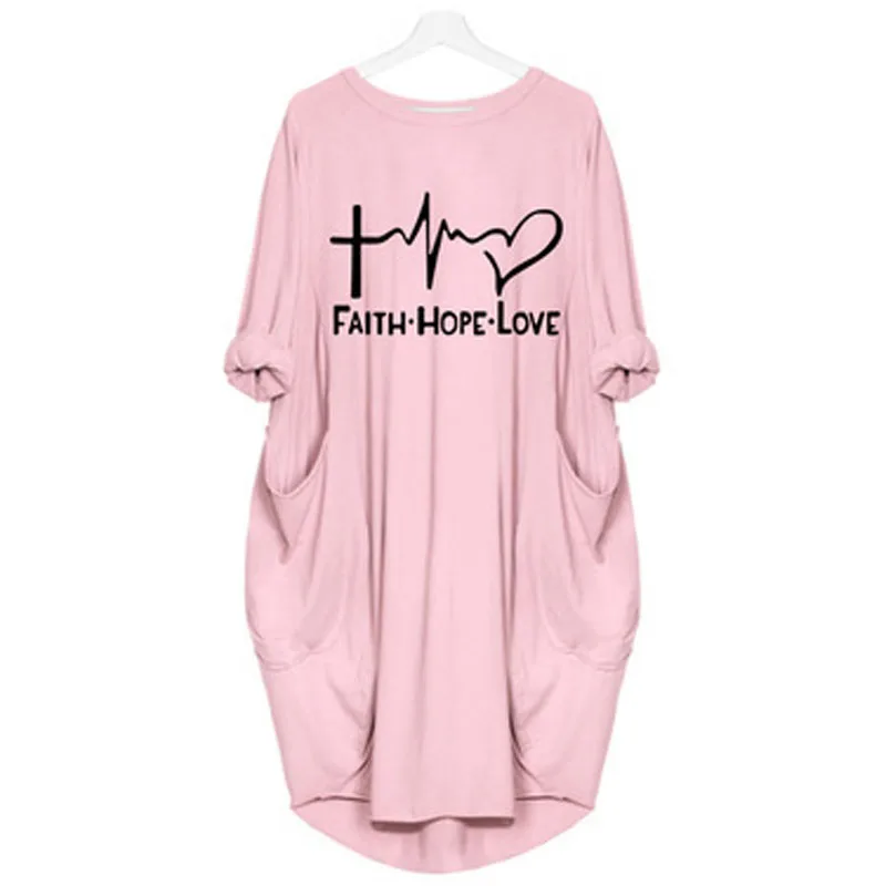 T-shirt da donna allentata a maniche lunghe estiva Plus Size autunno inverno Joke T-shirt estiva O collo manica corta T-shirt grafiche