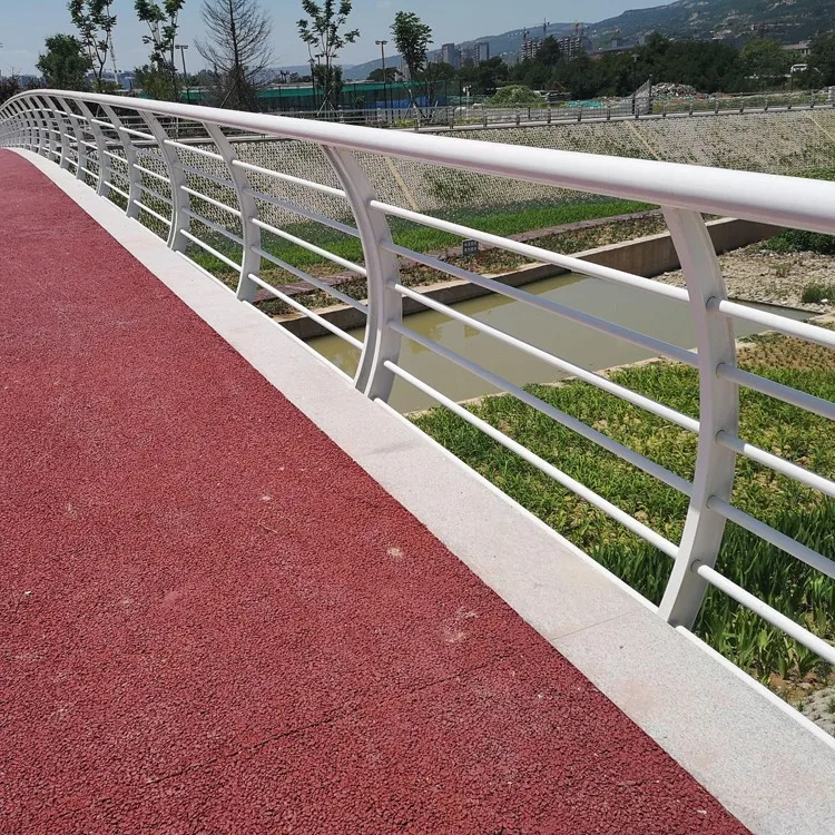 التخصيص ريفرسايد درابزين معدني عزل البلدية سياج درابزين الفولاذ المقاوم للصدأ بارك سياج واقي #4