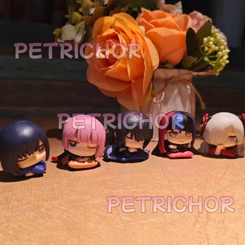 카미츠바키 시티 건설 중 2차원 수면 모델링 가샤폰 컬렉션 데스크탑 장식 미니 모델 장난감