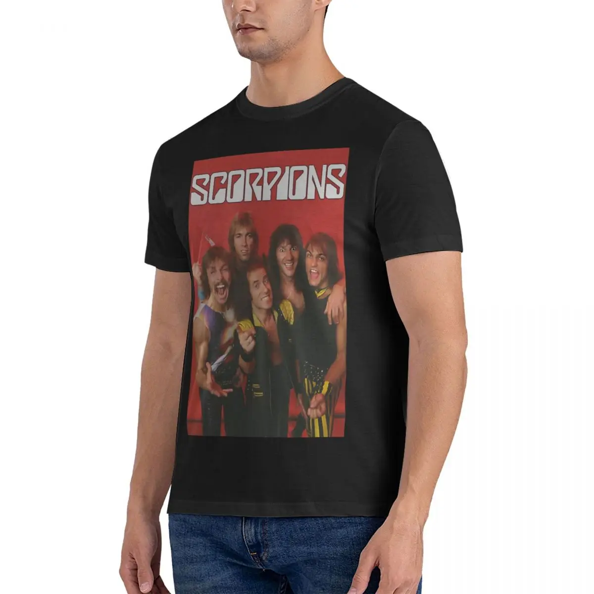 Amazing Performance Scorpion Band T-Shirt Men S-Scorpions Leisure Cotton Tee Shirt Crewneck Short Sleeve Gift Idea Clothing