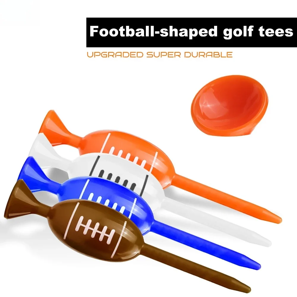 

PGM 50 шт. футболки для гольфа случайные цвета пластиковые шарики в форме оливкового цвета TE017