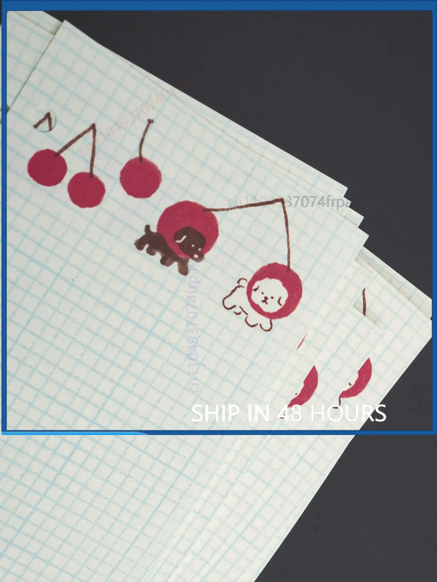 For Furukawa Shiko Limited Edition Cherry Brothers Loose Leaf Refills M5 M6 A7 Size Hand Diary Replacement Pages(2PCS)