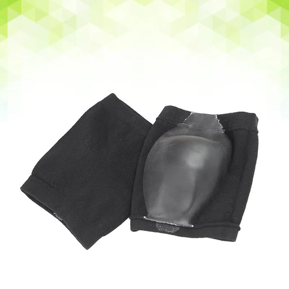 1Pair Gel Socks Heel Anti-Crack Moisturizing Silk Stockings Breathable Foot Care Ankle Socks Black Soft Comfortable Elastic