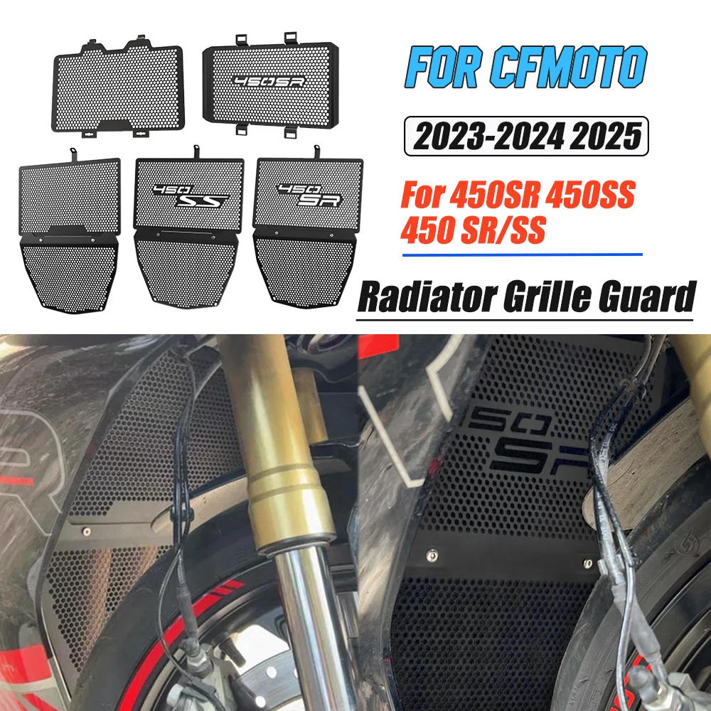 

Motocycle Radiator Grille Cover Water Tank Guard Protection Accessories For CFMOTO CF-MOTO 450SR 450SS 450 SR/SS 2023 -2024 2025
