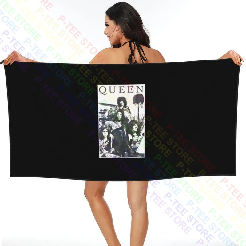 Queen Freddie Mercury Brian May Band Profile 2 Quick dry Towel Travel Microfiber Superfine fiber