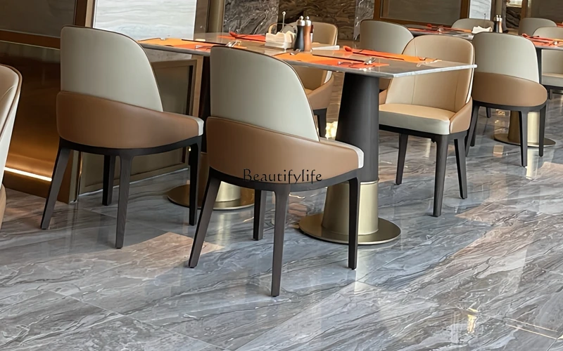 Sales office Light luxury simple negotiation tables and chairs Hotel exhibition hall Rest area Reception tables and chairs