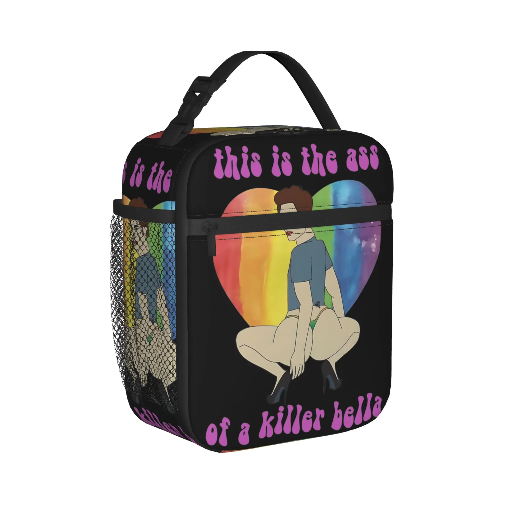 Funny This Is The Ass Of A Killer Bella Insulated Lunch Bags Twilight Robert Pattinson Thermal Bag Tote Lunch Box Beach Girl Boy
