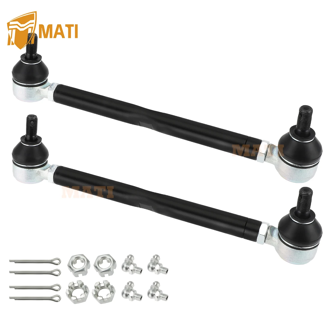 2Pcs Golf Steering Tie Rod End & Shaft Kit for EZ-GO TXT/Medalist/Marathon Golf Carts Gas & Electric 1994.5-2001.5 70074-G02