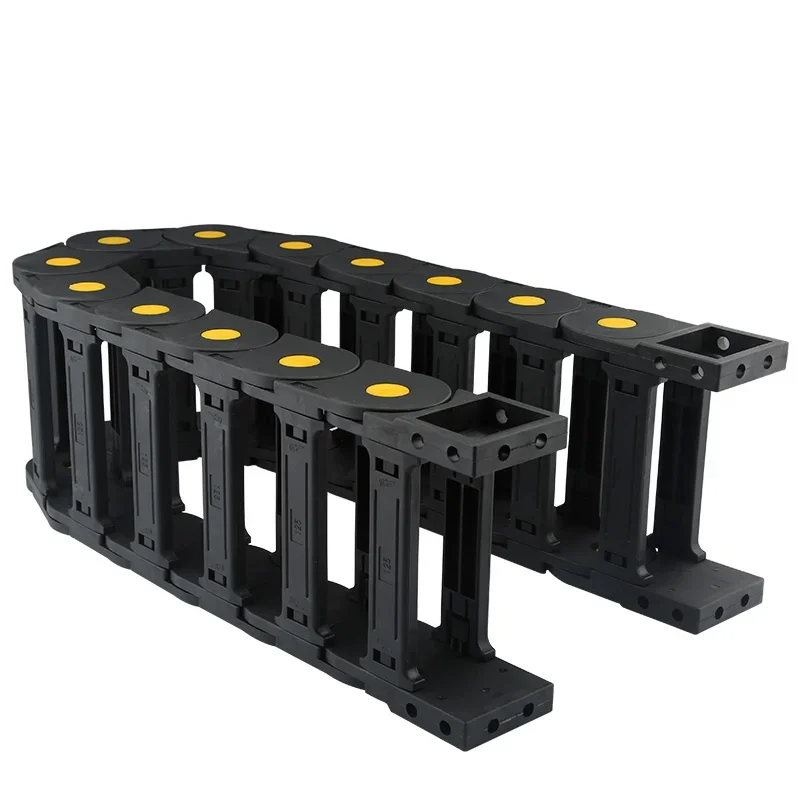 Imagem -04 - Ponte e Corrente de Arrasto de Cabo Fechado Towline tipo Aberto para Fresadora Cnc Proteção de Arame 35x75 1000 mm 35 Series