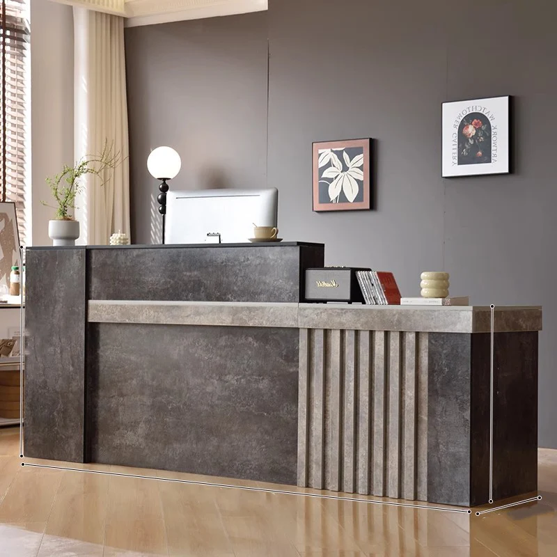 

Simple Modern Commercial Reception Desks Modern Office Decorations Beauty Hotel Cashier Salon Supplies Commercial Furniture