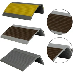 1Pcs Stairs Anti-slip Strip PVC Stair Steps Anti-slip Edge Protection Anti-collision Strips L-shaped Ladder Protection Strips