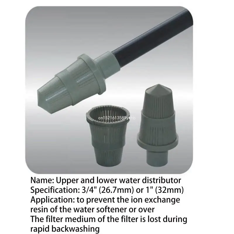 Top/Bottom-Verteiler für hocheffiziente Filtration, Ersatzteile für Wasserenthärter, Direktversand