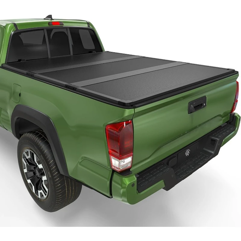 

Жесткий тройной чехол для грузовика на Toyota Tacoma 2016-2023 гг. (кроме Trail Edition) Кровать длиной 5 футов