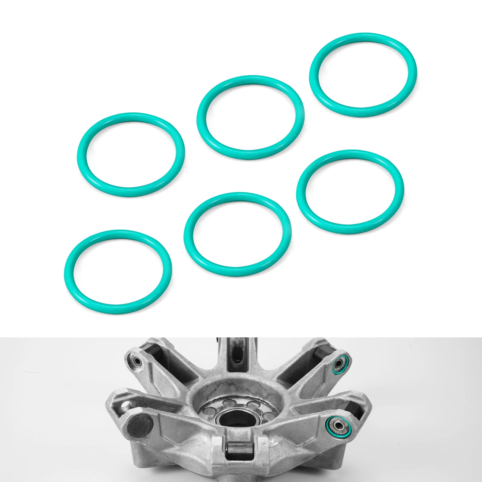 NICECNC For Canam Maverick X3 6PCS Primary Clutch Damper O Ring Fluoroelastomer For Can Am Maverick X3 R RR Max R RR 420230456