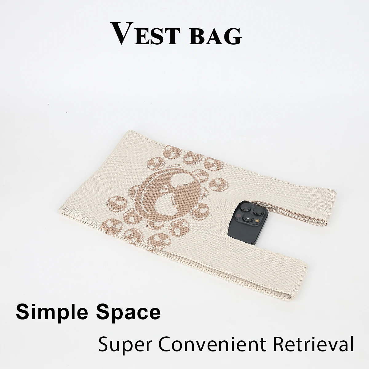 حقيبة يد مخصصة على شكل رأس شبح، مناسبة للاستخدام في الهالوين، يمكن حملها معك مع المظلات والهواتف المحمولة ومستحضرات التجميل والكتب ومناسبة للنزهات اليومية واللياقة البدنية والمدرسة والرياضات الخارجية، مناسبة لمناسبات مختلفة، مناسبة للهدايا #4