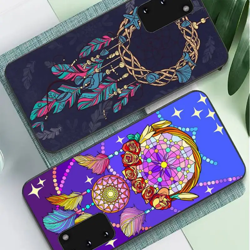 Dream Cather Feathers Phone Case for Samsung S10 21 20 9 8 plus lite S20 UlTRA 7edge