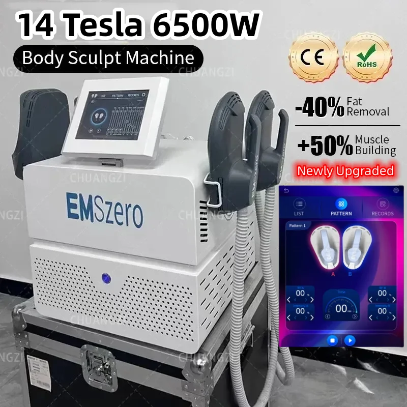 

Newest Dls Emszero Neo 6500W Nova HI-EMT EMS body sculpt machine Shaping Muscle Machine Weight Electromagnetic