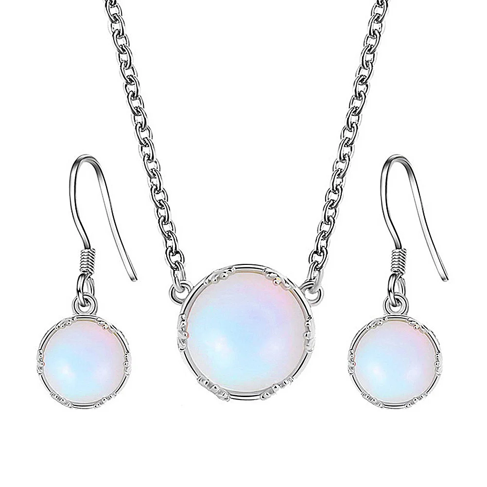 

1Pcs Moonstone Necklace Luxury Creative Elegant Jewelry Pendant Suitable for Dinner Party Wedding Gift for Girlfriend Wife