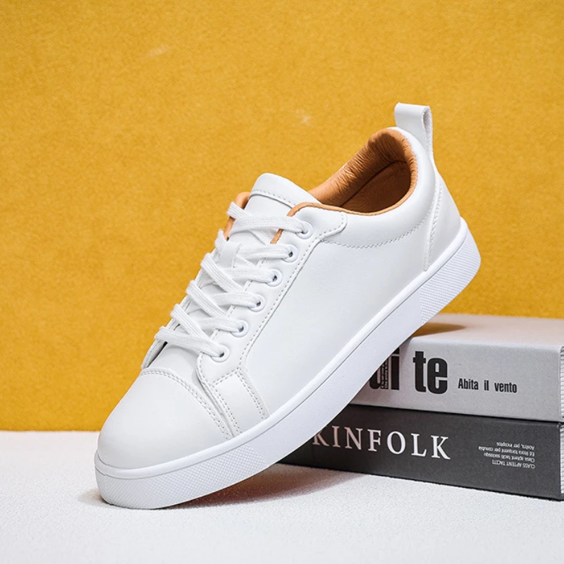 

дизайнерская повседневная мужская обувь, минималистичная мужская обувь из искусственной кожи, модная модная белая деловая обувь для поездок на работу
