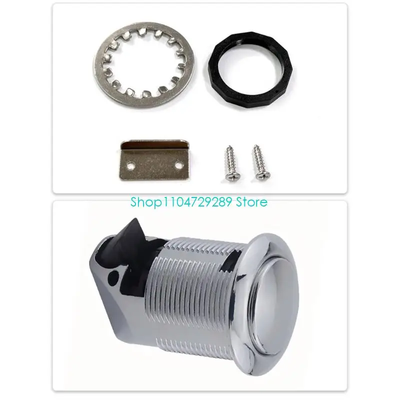 D8KE Push Button Latches For Campers Storage Compartments Zinc Alloy Construction