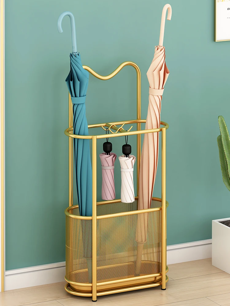 Umbrella Stand Storage Shelf Household Hotel Lobby Commercial Umbrella Bucket Door Hanging Umbrella Storage Rack Umbrella Bucket