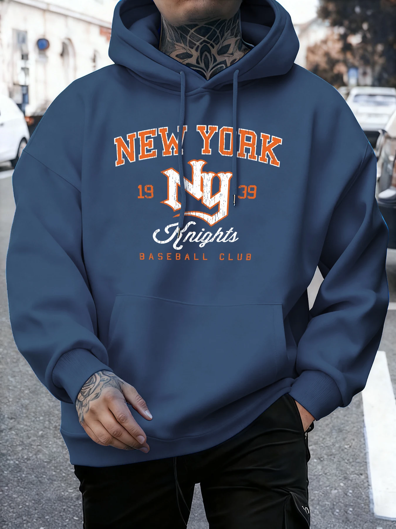

Осенние флисовые толстовки с принтом Нью-Йорка для бейсбольного клуба, мужская теплая мягкая толстовка с капюшоном, универсальная уличная одежда, повседневная удобная уличная одежда
