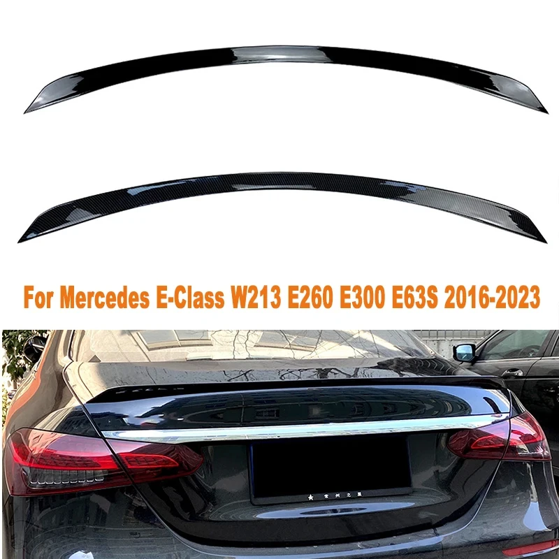 

Car Tail Wings Fixed Wind Spoiler Rear Wing For Mercedes E-Class W213 E260 E300 E63S 2016-2023 Cars Accessory