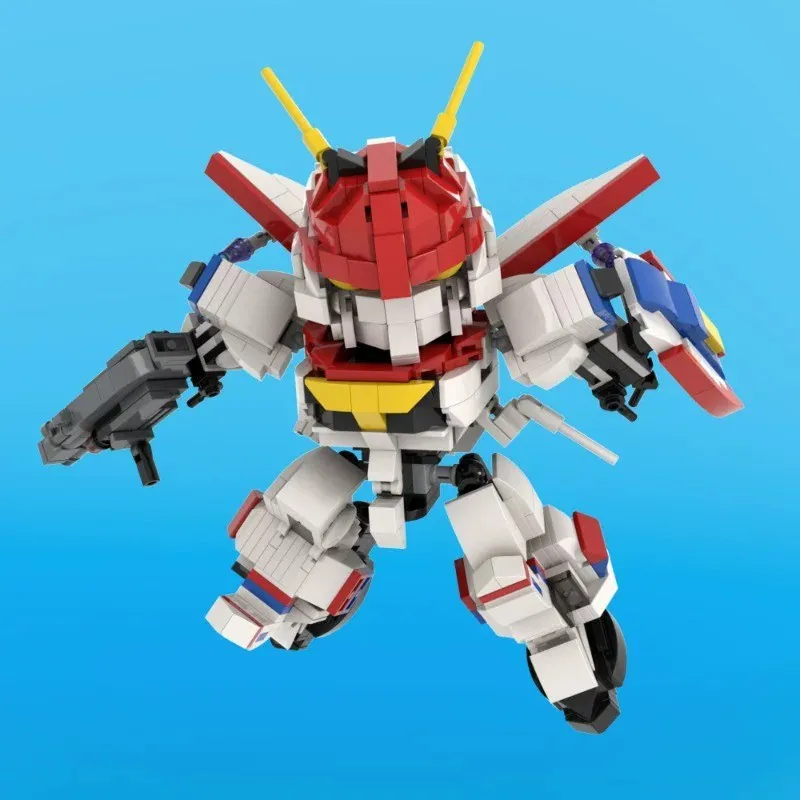 Future Sci‑Fi Battle Mecha Construction Bricks Kit DIY Assembled Armored Robot Model Toy Collectible Desktop Perfect Gift