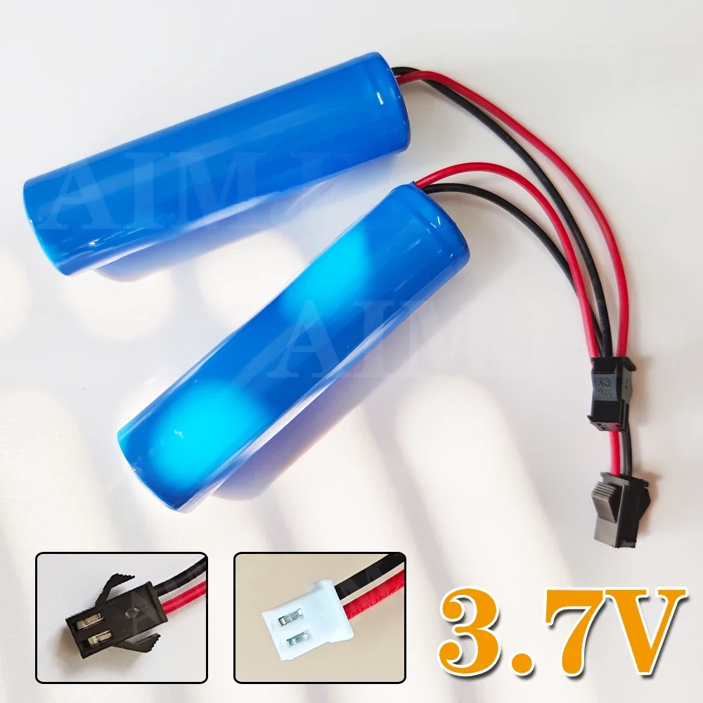 3.7V 3500mah Battery 18650 For C2 D828 RC Stunt Dump Car Toy Accessory Li-ion  with SM-2P Plug