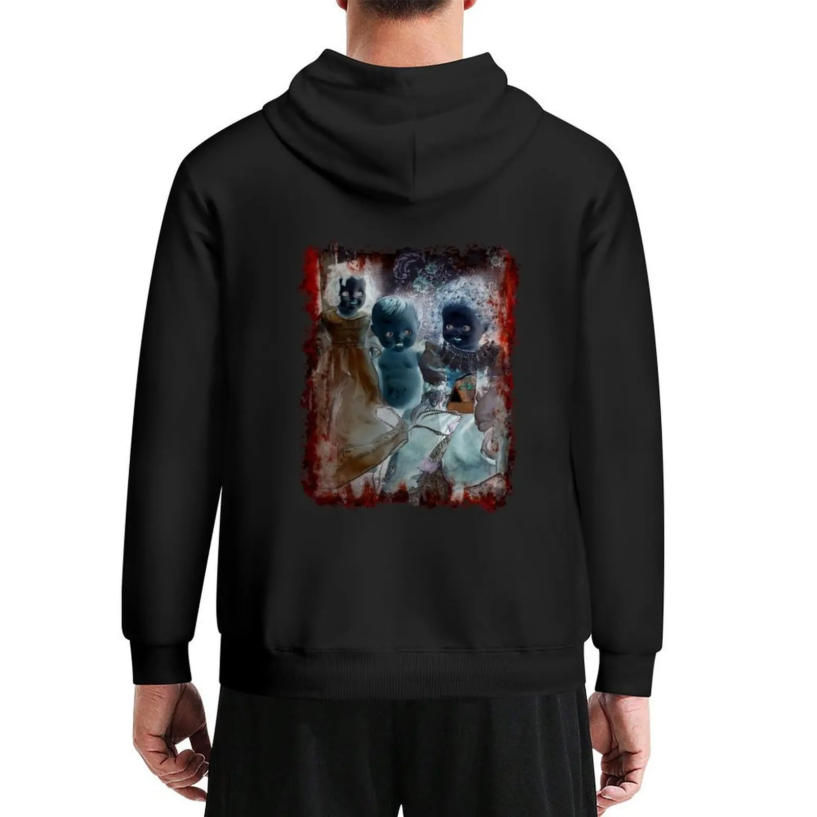 

Original Creepy Gothic Halloween Dolls Babies horror lover gift t shirt Hoodie men clothes mens designer clothes hoodie men