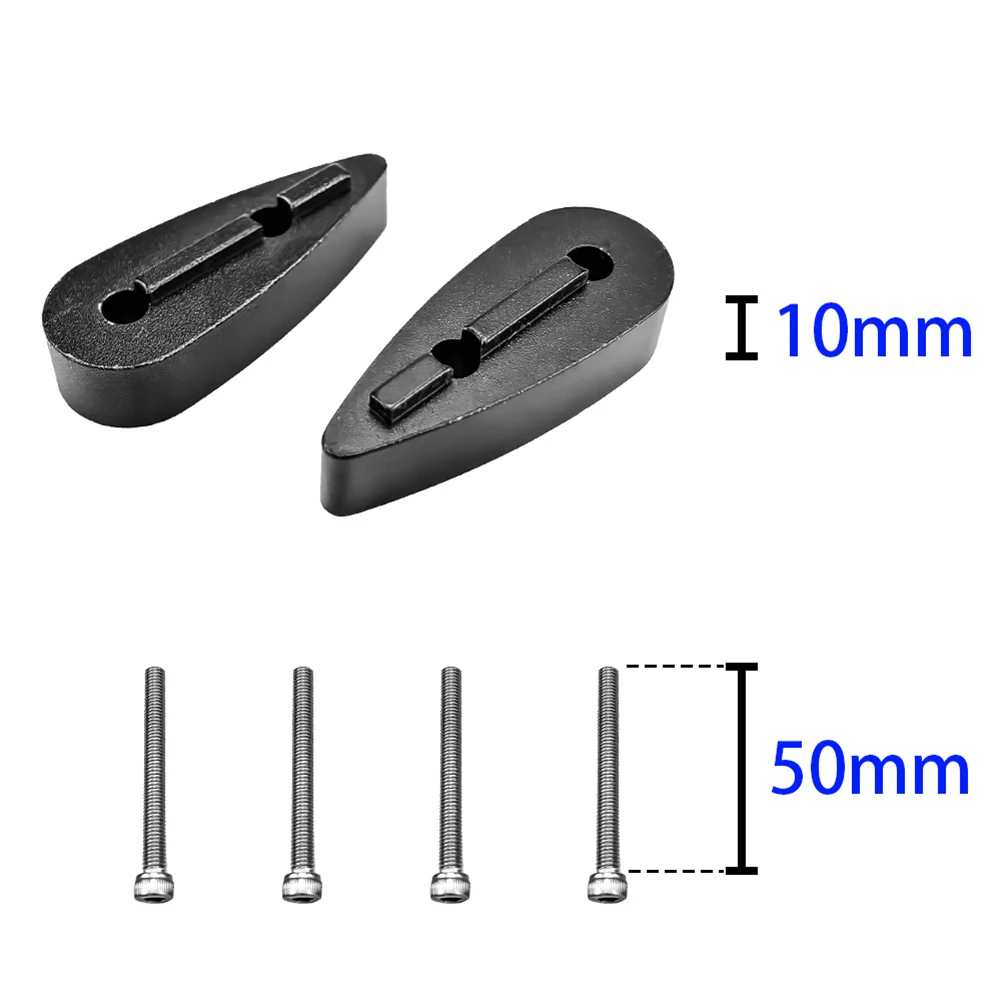 2 مجموعة الدراجة TT مقود الفواصل ث/البراغي الكربون TT المقود الفواصل الدراجات ل قضبان ايرو زيادة 5/10/20/40 مللي متر #3