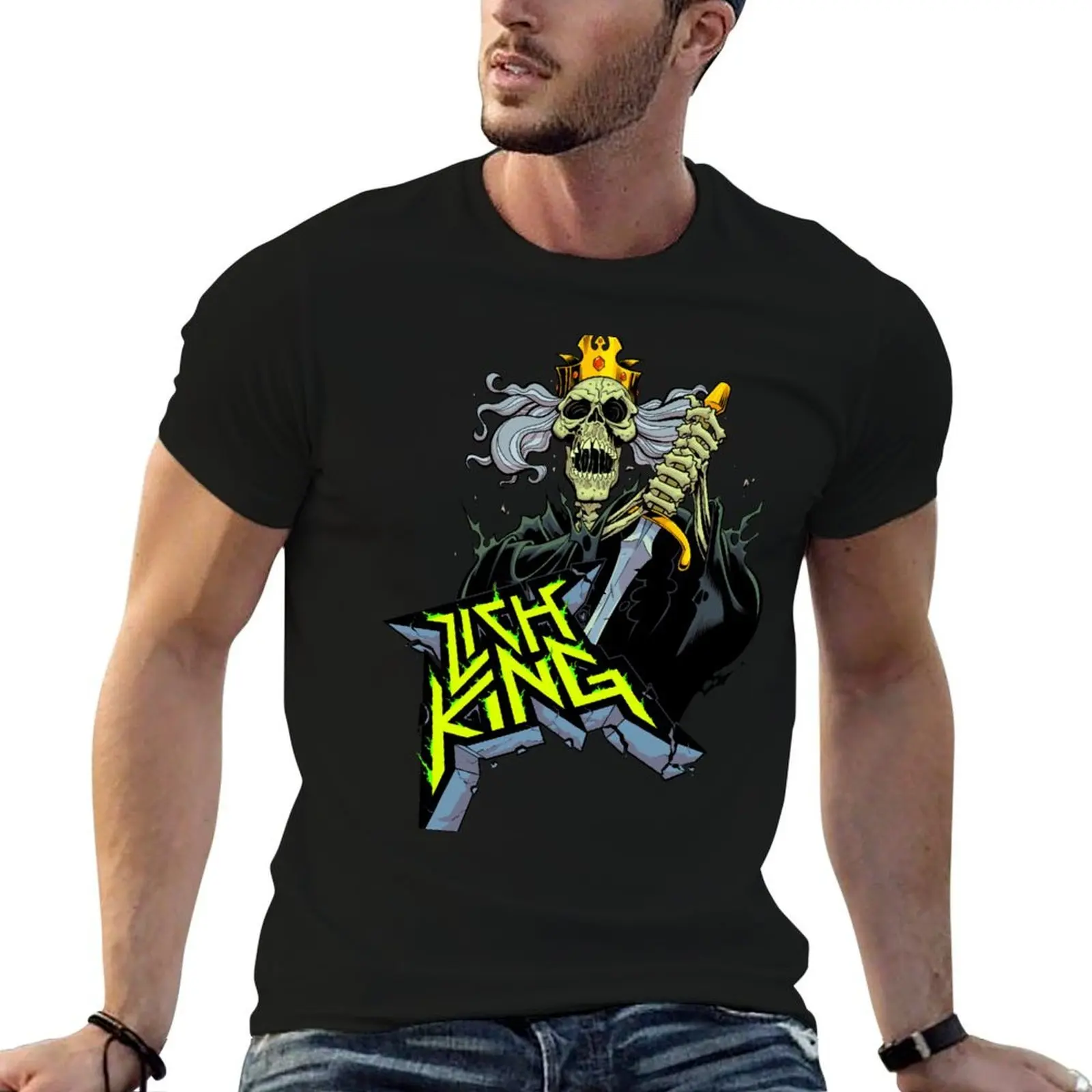 Lich King : Conqueror T-Shirt, sweat-shirts vintage grandes tailles, hommes