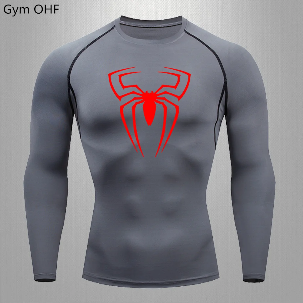 Compressão seca rápida Workout camisa dos homens, Fitness Tops, respirável Jersey, Ginásio T-shirts, Rashguard Roupas, Masculino Camisas Do Esporte