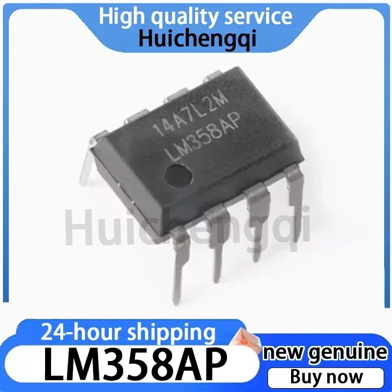 10PCS LM358AP Direct Insertion PDIP-8 Dual Channel Standard Operational Amplifier