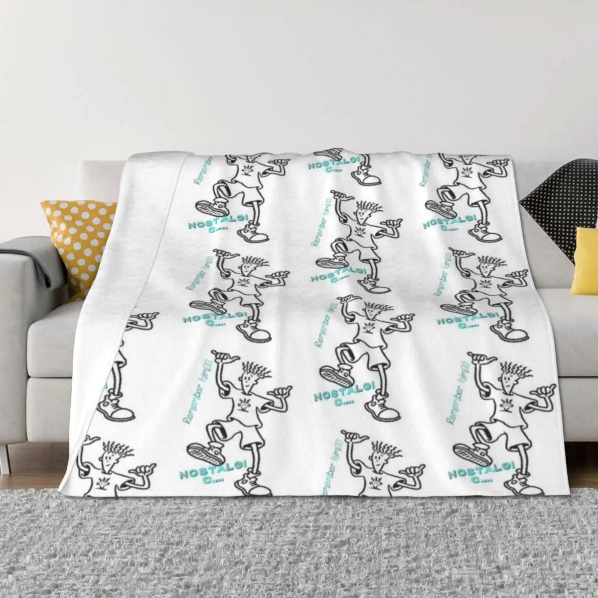 Pepsi 7up logo vintage de Fido Dido. Manta decorativa para sofá manga, mantas turísticas para bebés