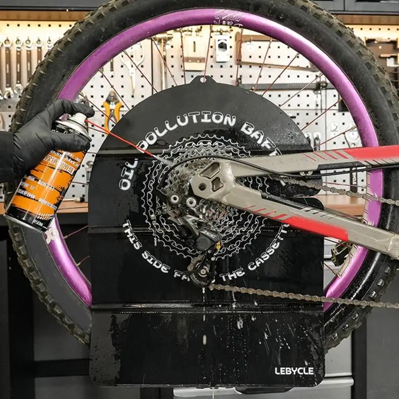 

Bike Chain Oil Splash Guards Bike Washing Disc Brake Cleaning Protecting Cover for Mountain Commuters 69HD