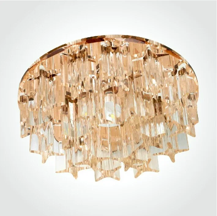 New  Modern Crystal Ceiling Lights For Living Room luminarias para sala plafon led Crystal Ceiling Lamp Fixtures For Bedroom