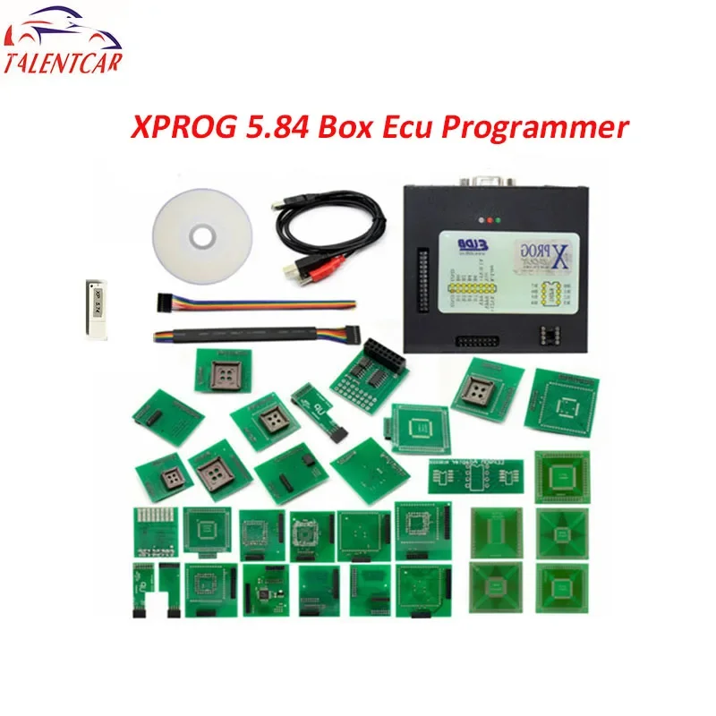 Классический высококачественный Xprog 5.84 Box Xprog-m 5.84 Обновление программиста ECU XPROG V5.74 Ack Metal Box X-PROG V5.70 V5.60 V5.55 Acce