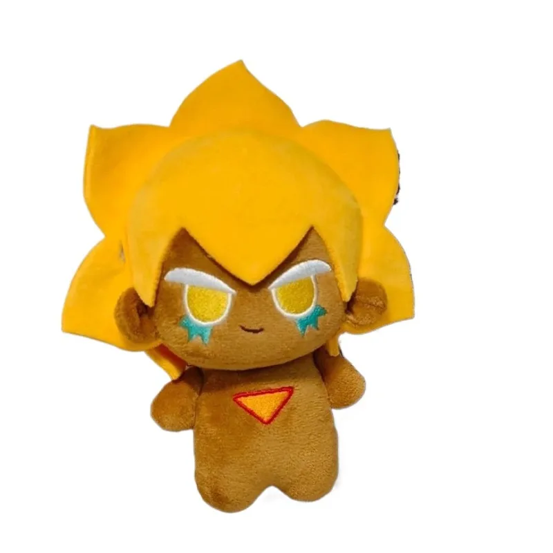 10cm anime jogo biscoito reino queijo dourado biscoito kawaii cosplay dango algodão boneca mini macio plushies brinquedo figuras decoração presentes